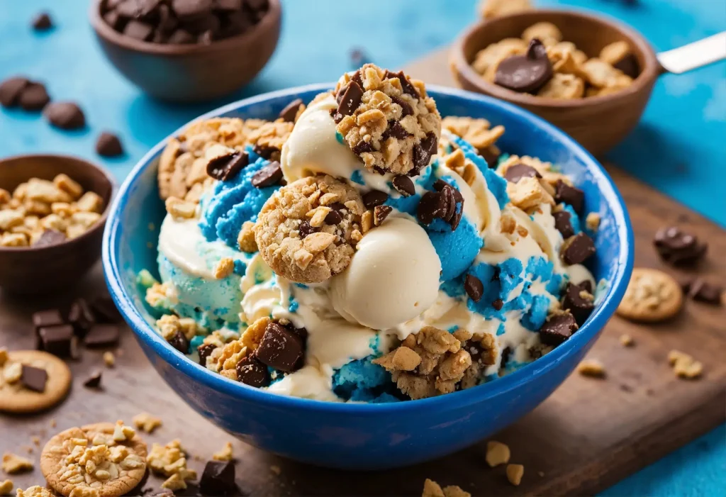 Explore the world of Cookie Monster Ice Cream, a unique blend of creamy, crunchy goodness that's perfect for dessert lovers.